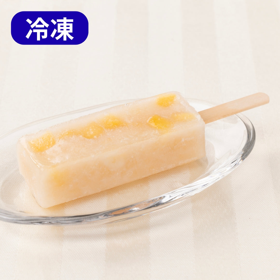 かに舞】プレミアム葛アイスバー(白桃) 1本 – 山陰境港 かに身専門店