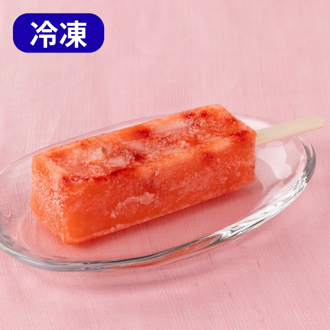 【かに舞】プレミアム葛アイスバー(いちご) 1本