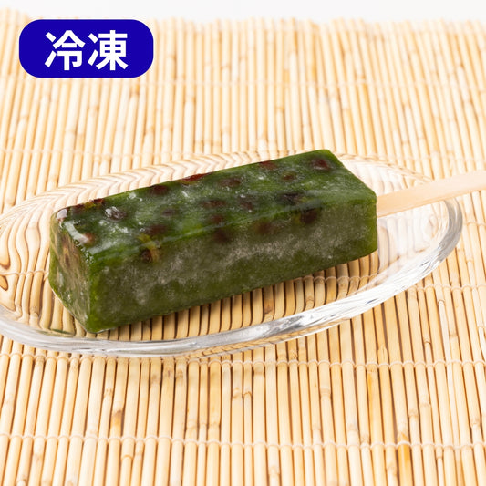 【かに舞】プレミアム葛アイスバー(抹茶＆大納言) 1本