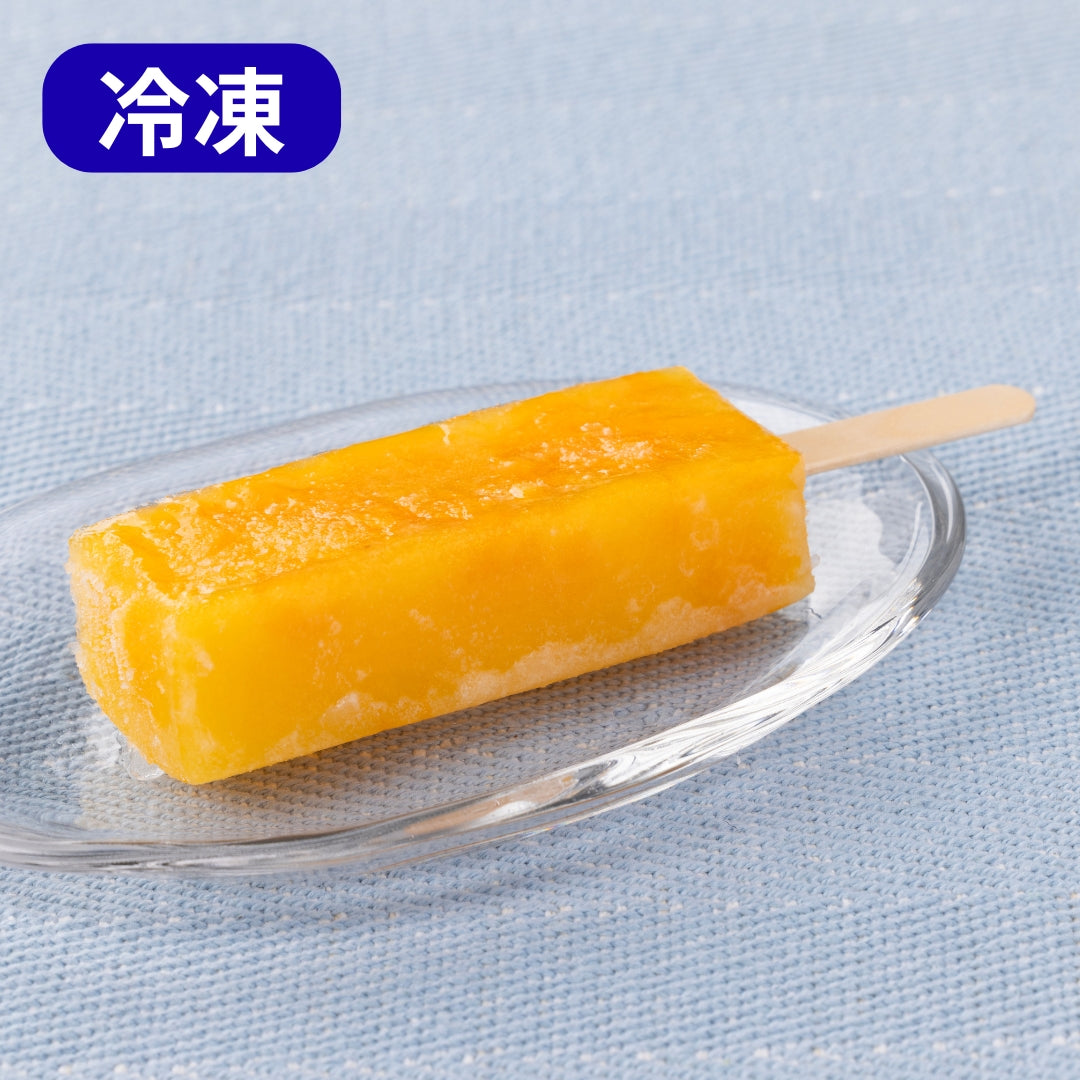 かに舞】プレミアム葛アイスバー(みかん) 1本 – 山陰境港 かに身専門店