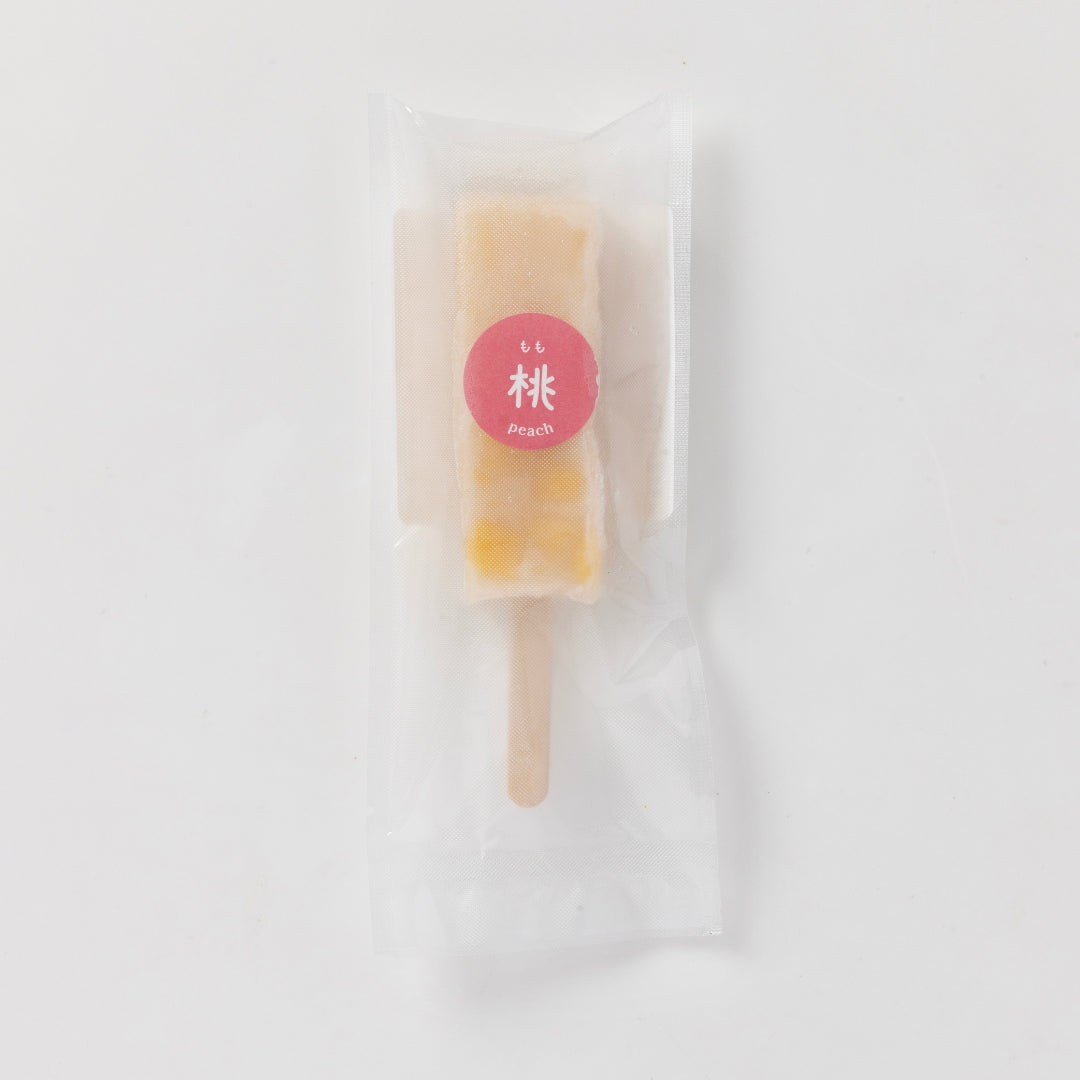 【かに舞】プレミアム葛アイスバー(白桃) 1本