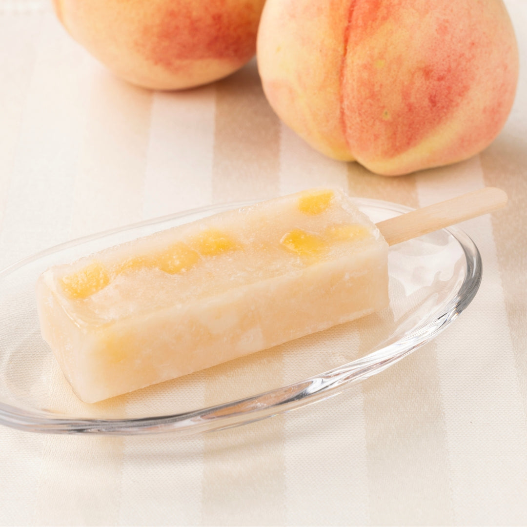 【かに舞】プレミアム葛アイスバー(白桃) 1本