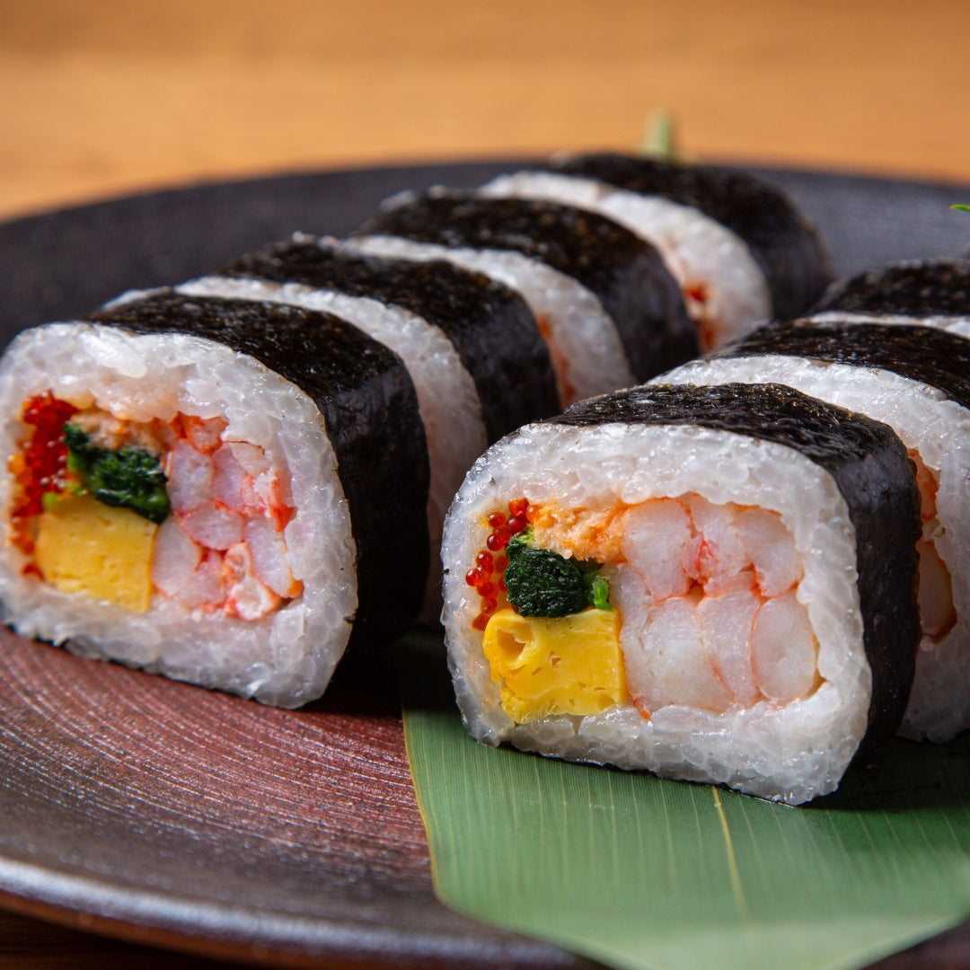 【かに舞】冷凍かに巻き寿司 1本(8切れ)