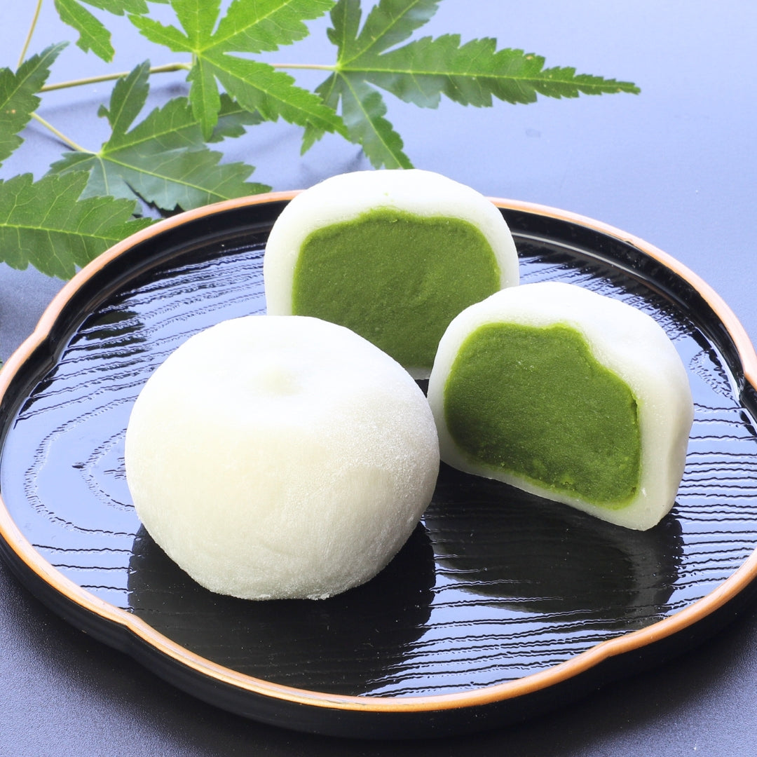 【かに舞】抹茶あん大福6個入りセット